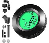 Ciclocomputador multifunción impermeable cuentakilómetros bicicleta velocímetro con pantalla retroiluminada de 3 colores, 20 funciones, inicio automático/parada, para adultos y niños, color negro. Other