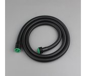 Manguera de ducha fría y caliente, tubo flexible de acero inoxidable de doble control para calentador de agua de baño, 1,5 metros, oro rosa