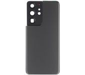For Samsung Galaxy S21 Ultra 5G Battery Back Cover with Camera Lens Cover