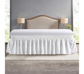 Elastic Bed Ruffles Bed Skirt Soft Comfortable Wrap Around Fade Resistant Bed Cover Without Surface Couvre Lit Bed Protector