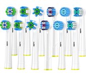 4-12Pack Replacement Toothbrush Heads Compatible with Braun Oral b 7000/Pro 1000/9600/ 5000/3000/8000 Electric Toothbrus
