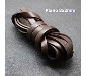 2Meter Brown Genuine Leather Cord 1 2 3 4 6 8 10mm Flat Round Strand Cow Leather Rope Fit Necklace Bracelets DIY Jewelry Making