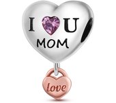 Pink Silver Plated Butterfly Flower Cat Girl Ballerina Shoe Charm Beads Fit Bracelet Necklace Pendant DIY Jewelry Making