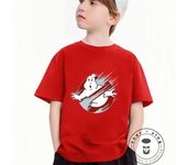 2025 New Cute Ghostbusters TShirt Kids Casual Streetwear Baby T-Shirt Boys Clothes Anime Girls Top Tees