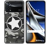 Funda Silicona para Xiaomi POCO X4 Pro 5G diseño Camuflaje 02 Dibujos