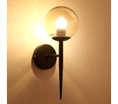 Lámpara De Pared Moderna Nórdica Con Cadena Pull Para Dormitorio Baño Espejo Escalera Luz De Ambiente Vidrio Bola Torchedlamp Iluminación