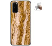Tumundosmartphone Funda Gel Tpu para Samsung Galaxy S20 diseño Mármol 10 Dibujos