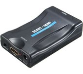 Convertidor de Scart a HDMI TEMPSA Adaptador de Scart a HDMI 1080P HD para video, audio, DVD, Sky Box, STB, etc.