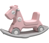 Devessport Caballito Balancín Kohala Baby 3 en 1 Balancín Unicornio Deslizante y Plataforma de Equilibrio Mecedor con 4 ruedas para Niños de 18 a 72 Meses