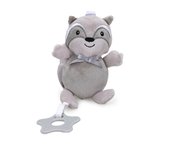 Colgante mordedor para niños, colgante de conejo, elefante, civeta, gato, colgante para coche, colgante para cama, campana de llamada para bebé