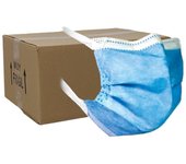 AQ MASK Mascarillas Quirúrgicas IIR 3 Capas Talla M Color Azul - Pack 300 Unidades
