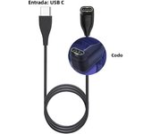 USB/ Type C Watch Charger Cable for Garmin Venu 2 plus/ Fenix 7S 7X 6S 6X 5S 5X Plus Forerunner 965 945 245 45 Vivoactive 3 4 4s