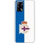 Carcasa para Oppo A74 4G - RC Deportivo Escudo blanquiazul