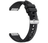 Correa Silicona Huawei Watch GT 4 41mm negro Silicone Adjustable Strap ,silicona correa de reloj deportiva impermeable color negro marca accetel