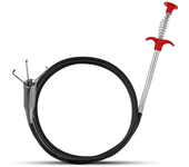 Spring Sink Claw 60cm Bendable Spring Pipe Unclogging Tool Kitchen Pipe Garbage Clog Cleaner Kitchen Cleaning Sink Sewer Clamp