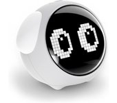 Reloj despertador para niños, configuración de alarma dual, luz nocturna de brillo ajustable, activado por voz, detección de temperatura, reloj