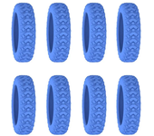 8pcs Travel Luggage Caster Shoes Silicone Suitcase Wheels Protection Cover Reduce Noise Trolley Box Casters Cover