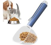 Cuchara medidora portátil para comida de perros, taza medidora para comida de mascotas, cuchara medidora para comida de gatos