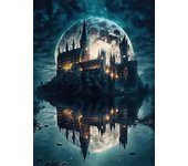 5d Diy Diamond Art Painting Kits Harry Potter Hogwarts Castle Moon Embroidery Jewelry Home Decor Cross Stitch Cartoon Kids Gift