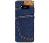 Tumundosmartphone Funda Gel Tpu para Samsung Galaxy S8 Diseño Vaquero Dibujos