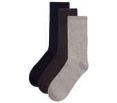 YSABEL MORA - 22926 Pack de 3 Pares Calcetín hombre algodón