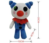 Muñeca cerdito aventurero rosa - Personaje de juego de rompecabezas de dibujos animados