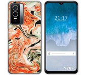 Funda Silicona para Vivo Y76 5G diseño Mármol 12 Dibujos