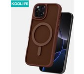 Koolife Magnetic Charging Frosted Personalized Frame Mobile Phone Protective Case for iPhone 11 12 13 14 15 16 Pro Max