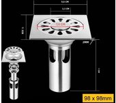 Stainless Steel Floor Drains Anti-odor Drainer Shower Strainer Cover Washing Machine Ground Leakage Kitchen Bathroom Hardware