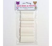 Protectores RADIADORES: 15 Salvadedos de Gatos, Perros, Loros y Otras pequeñas Mascotas por Ranuras de calefactores. Protector de Dedos (falanges), Patas, Garras de Animales de compañía. Blanco