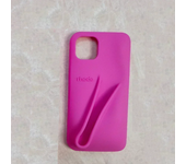 For Iphone 16 15 14 13 12 11 Promax Plus Pro Rhode Hailey Lipstick Lip Balm Lip Gloss Phone Case with Holder Espresso Lipgloss