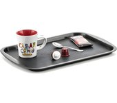 Bandeja de servir la hora del café 305x435x20 mm negro archivo 2000