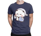 Men Bubu Panda Going To Sleep With Dudu Bear T Shirts 100% Cotton Clothes Crazy Short Sleeve Crewneck Tees Size T-Shirt 71813