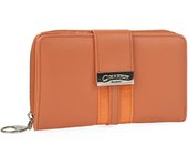 Cimarron - Carteras De Mujer - Monedero Mujer Con 3 Compartimentos. Cartera Mujer Con Cierre Central De Cremallera - Cartera Mujer Piel Sintetica - Monedero Mujer Grande 319716
