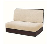 2pcs/Set Water Resistant Leaf Texture Jacquard Stretch RV Dinette Cushions Cover Spandex Soft RV Camper Car Bench Seats Covers