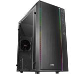 Mars gaming mcm caja minitorre micro atx, mini-itx - panel lateral acrilico - iluminacion rgb - tamaño hdd 2.5”, 3.5” - usb-a 3.0, usb-a 2.0 y audio - 1 ventilador 80mm incluido