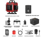 WEIDDW Nivel Laser 16 Lines Professional Laser Level Horizontal Vertical Green Beams Automatic Leveling Laser Construction Tools