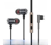 #(with earphone case)Type C&3.5mm Wired Earphones In-Ear Headphones For Samsung Earbud Hifi Stereo Headset Sport Gamer Handsfree