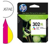 Cartucho de Tinta Liderpapel Ink-jet HP 302XL Envy 4524/4527/4528/4521 Tricolor 330 Pag
