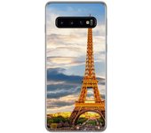 Tumundosmartphone FUNDA de GEL TPU para Samsung Galaxy S10 Plus diseño Paris Dibujos