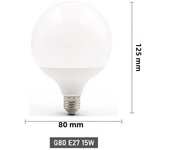 LED Bulb E27 30W 20W 15W 220-240V G80 G95 G120 Energy Saving Global Light Lampada Ampoule led Light led Lamp Vanity Light Bulbs