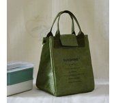 Portable Lunch Bag Waterproof Dupont Paper Insulation Refrigerated Tote Bag Outdoor Picnic Storage Bag 3Colors For Choose