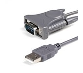 StarTech.com Cable Adaptador de 0,9m USB a Serie Serial DB9 DB25 RS232