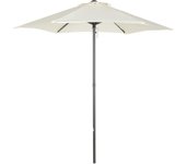 Outsunny Sombrilla de Jardín Ø2x2 m Parasol Mástil de Aluminio con Techo de Ventilación Pestillo de Fijación y Poste Desmontable para Terraza Patio Exterior