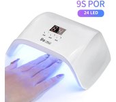 Mini Nail Dryer Machine Portable 24 LED UV Manicure Lamp Home Use Nail Lamp For Drying Polish Varnish With USB Cable