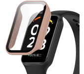 PC Case+Tempered Glass For Xiaomi Mi Band 8 Active Full Cover Screen Protector Smartwatch Bumper For Mi Band8 Mi8 Active Shell