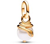 Pandora Charm Mini Colgante Serpiente Anacarada​ 763375C01 , para Mujer