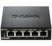 D-link switch 5 puertos fast ethernet gigabit 10/100 mbps