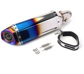 Hot Selling Carbon Fiber Ak Exhaust Escape Pipe Motorcycle Muffler Escapamento
