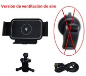 15W Dual Coil Car Wireless Charger Phone Holder For Samsung Galaxy Z Fold 4 3 2 iPhone 14 13 Pro Max Fold Screen Fast Charging